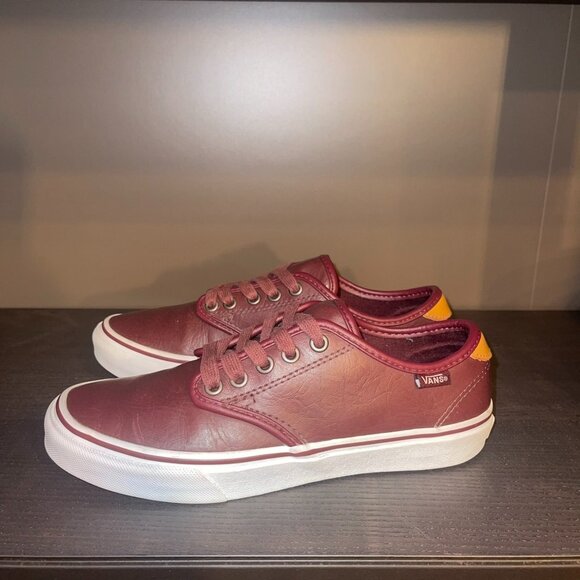 Vans Ultracush Skate Shoe Maroon Burgundy Size 6 M/ 7.5 W - Picture 1 of 11
